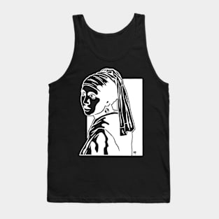 Girl with a Pearl Earring Tank Top